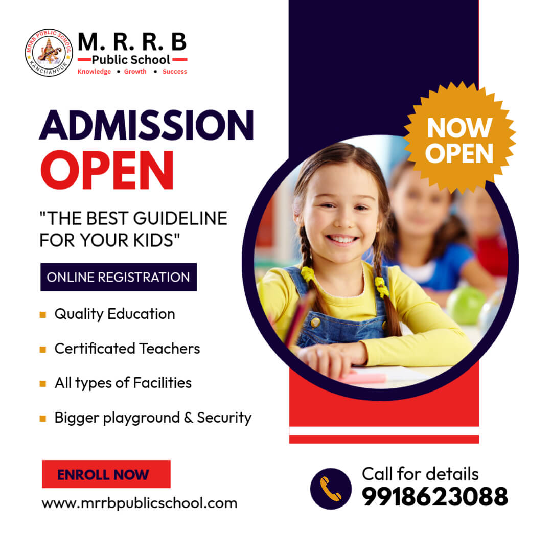 Advertisement: Admissions Open for M.R.R.B Public School!